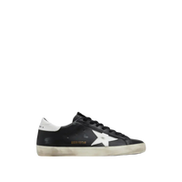 Black / White Leather