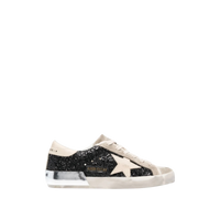 Black Glitter / Cream