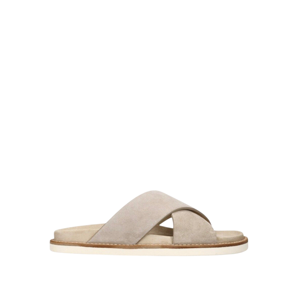 Cross-Strap Suede