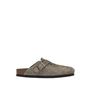 Birkenstock Boston Soft Footbed – Suede Taupe