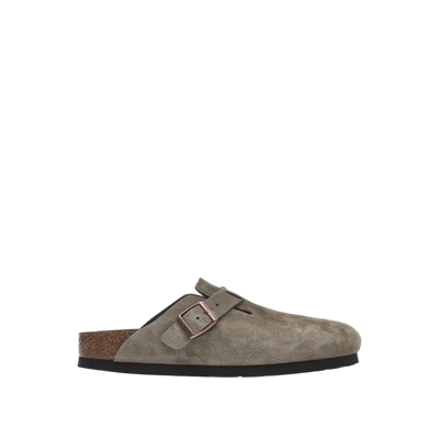 Birkenstock Boston Soft Footbed – Suede Taupe