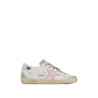Golden Goose Super-Star 'White / Orchid Pink'