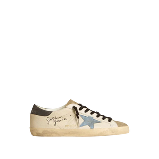 Golden Goose Super-Star 'Cream / Light Blue'