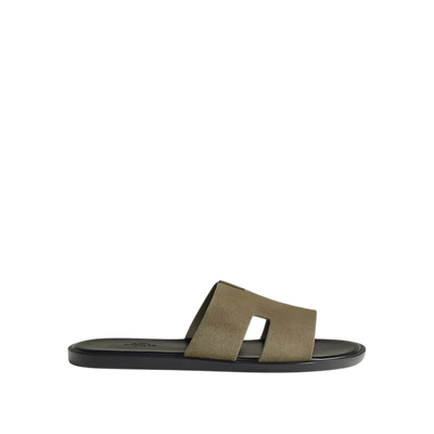 Hermès Haven Suede Slip-On 'Olive'