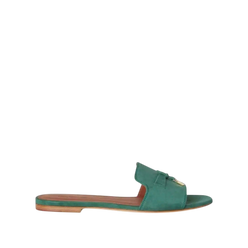 Loro Piana Summer Charms Sandal Suede Goatskin Camu Fruit-40