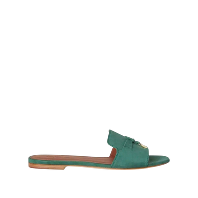 Loro Piana Summer Charms Sandal Suede Goatskin Camu Fruit-40