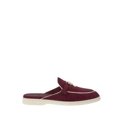 Loro Piana Summer Charms Walk Mule 'Burgundy'